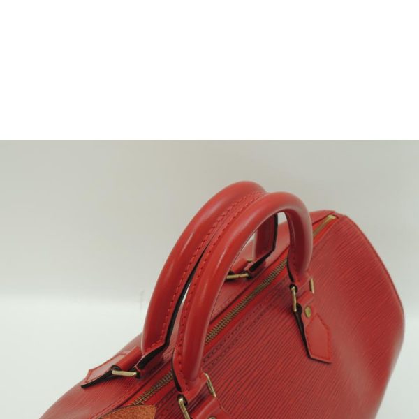 69340 4 Louis Vuitton Speedy 35 Epi Castilian Red