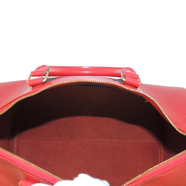 69340 5 Louis Vuitton Speedy 35 Epi Castilian Red