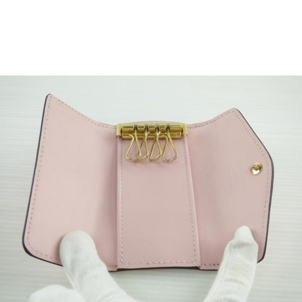 69361 4 Louis Vuitton Multicle 4 Vernis Key Holder Amarant