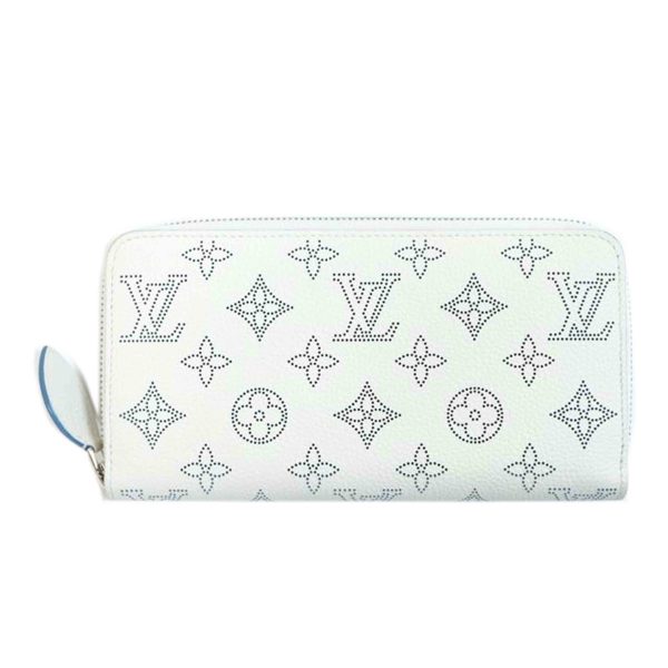 69362 1 Louis Vuitton Zippy Wallet Monogram Mahina Wallet Snow