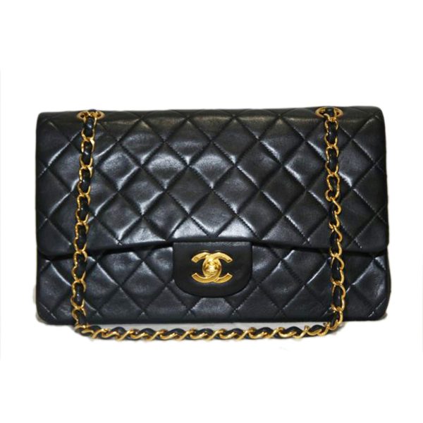 69379 1 Chanel Matelassé Double Flap Chain Shoulder Bag