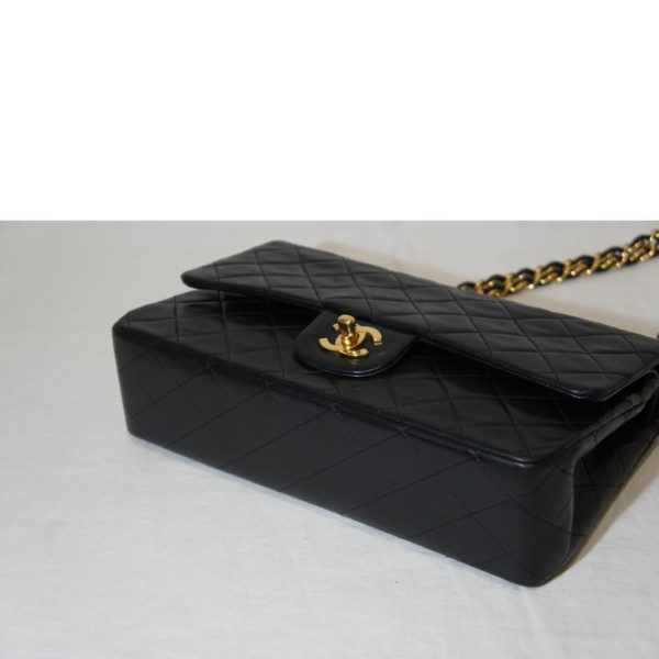 69379 3 Chanel Matelassé Double Flap Chain Shoulder Bag