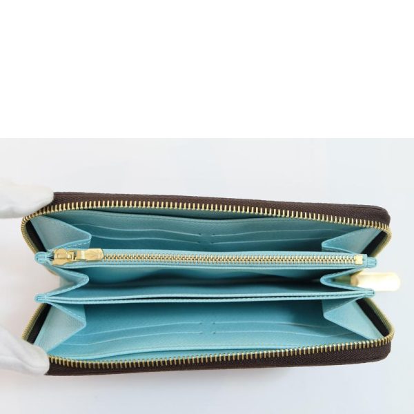 69409 4 Louis Vuitton Zippy Wallet Monogram Turquoise