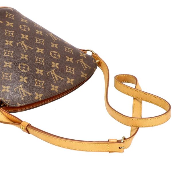 69512 4 Louis Vuitton Drouot Monogram Shoulder Bag Brown