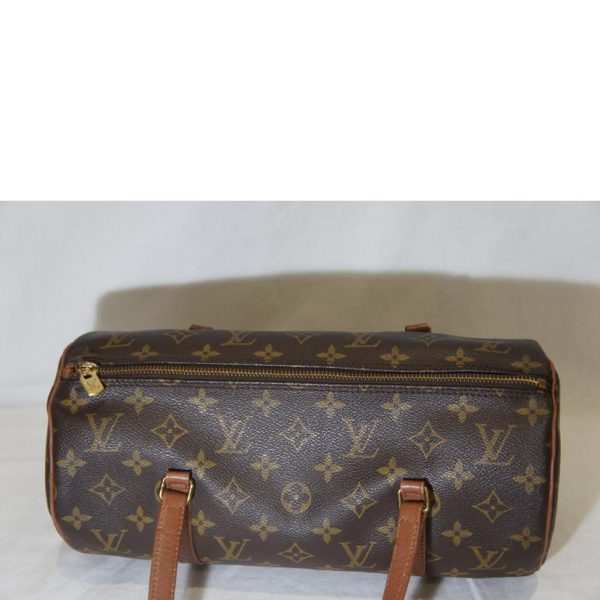 69515 11 Louis Vuitton Old Papillon 30 Monogram Bag Brown