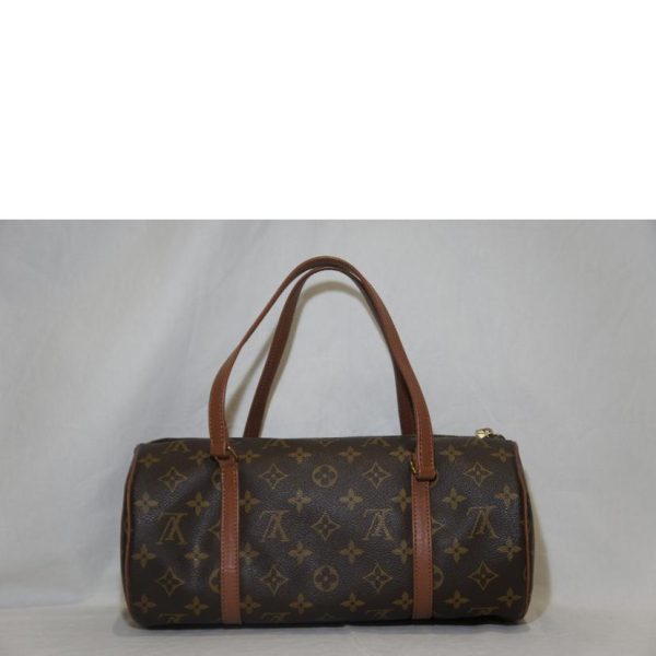 69515 2 Louis Vuitton Old Papillon 30 Monogram Bag Brown