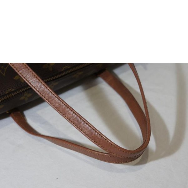 69515 4 Louis Vuitton Old Papillon 30 Monogram Bag Brown