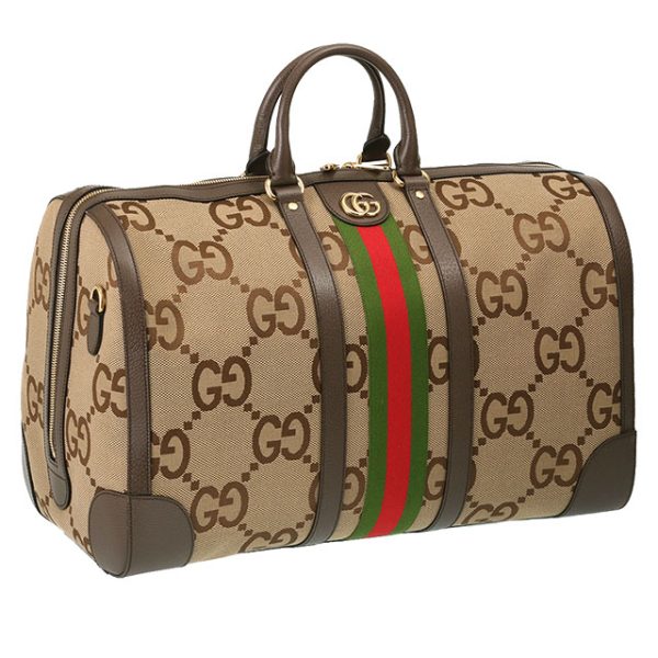 696039 ukmkg 8396 GUCCI Jumbo GG Large Duffel Bag GG canvas leather beige