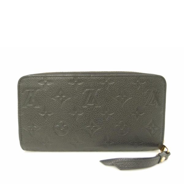 69606 2 Louis Vuitton Zippy Wallet Monogram Empreinte Wallet Noir