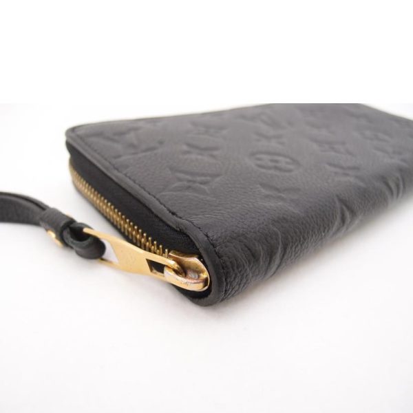 69606 6 Louis Vuitton Zippy Wallet Monogram Empreinte Wallet Noir