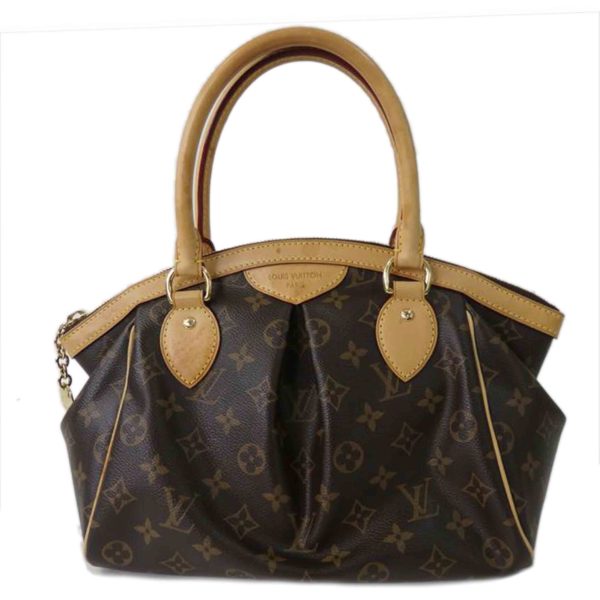 69650 1 Louis Vuitton Tivoli PM Monogram Handbag Brown