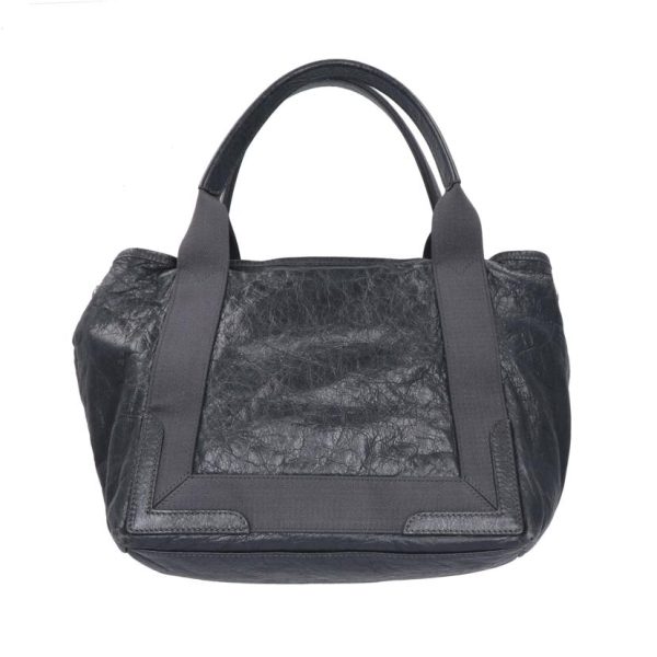 69694 2 Balenciaga Navy Cabas Tote Bag Gray