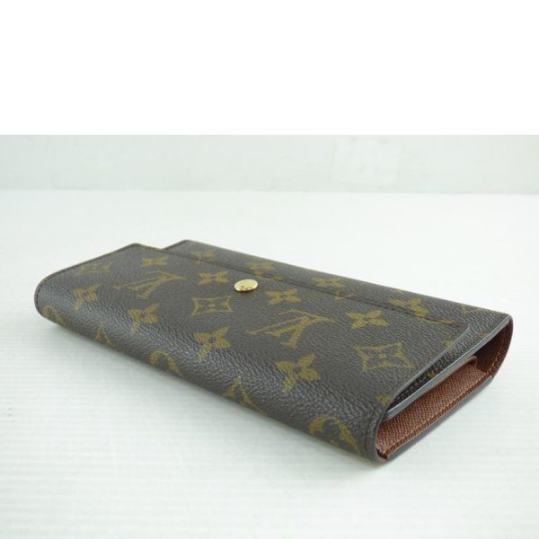 69736 3 Louis Vuitton Porto Tresor International Monogram Wallet Brown