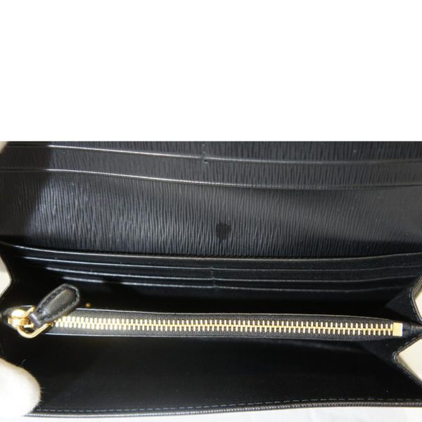 69751 4 PRADA Prada Two fold Long Wallet Black