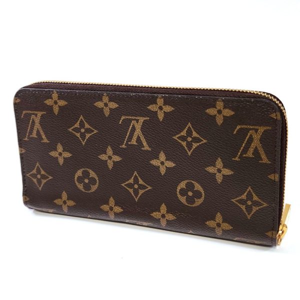 698 2 Louis Vuitton Zippy Wallet Long Wallet Monogram Canvas Brown Pink