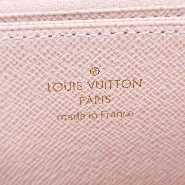 698 4 Louis Vuitton Zippy Wallet Long Wallet Monogram Canvas Brown Pink