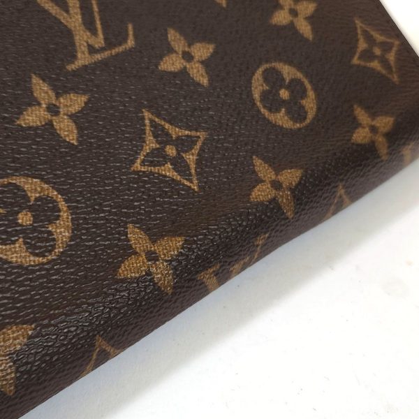 698 6 Louis Vuitton Zippy Wallet Long Wallet Monogram Canvas Brown Pink