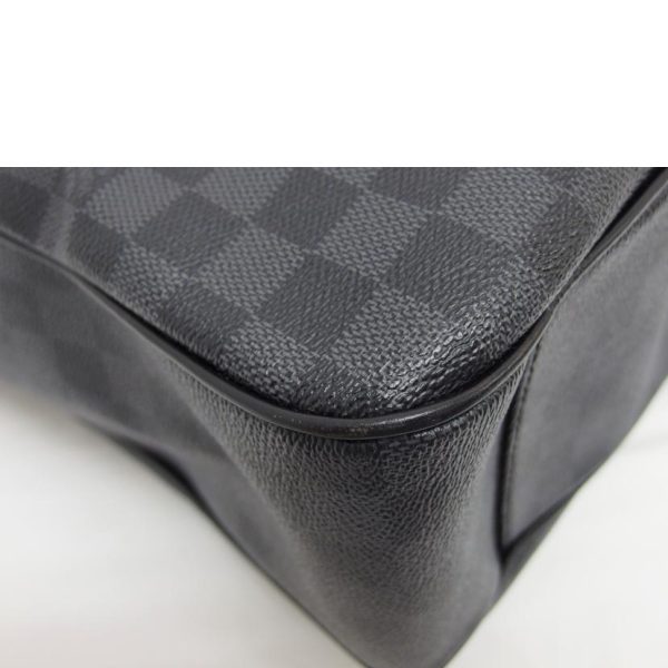 69809 6 Louis Vuitton Tadao PM Tote Bag Damier Graphite Gray