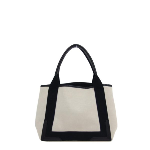 69971 2 Balenciaga Navy Cabas Canvas Tote Bag Blue