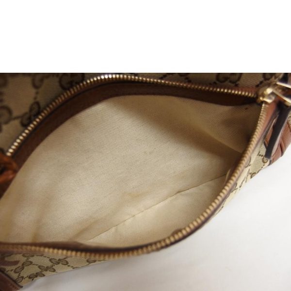 69988 9 Gucci Bella Gg Canvas Tote Bag Brown Beige