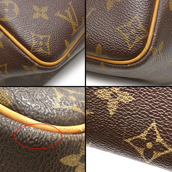 6h0010 3 Louis Vuitton LV Deauville M47270 Monogram Handbag