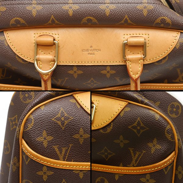 6h0010 4 Louis Vuitton LV Deauville M47270 Monogram Handbag