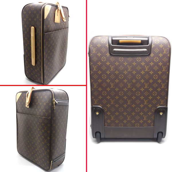 6h0036 2 Louis Vuitton LV Monogram Pegas 50 Carry Case Suitcase