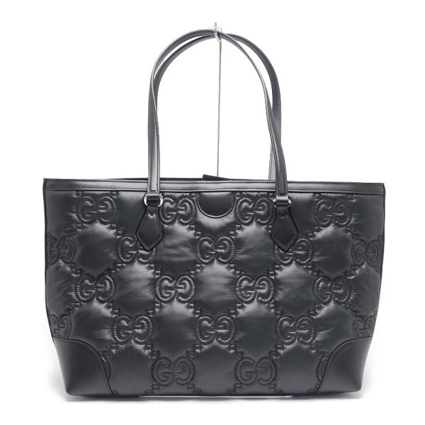 6h0064 2 GUCCI GG Matelasse medium tote bag black