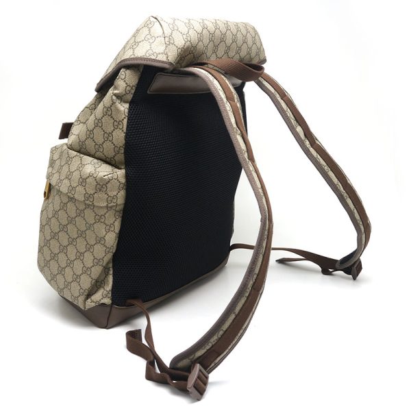 6h0271 3 GUCCI Skateboarding Backpack GG Supreme Backpack