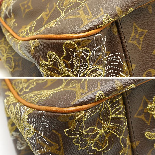 6h0315 3 Louis Vuitton LV Batignolles Danthelle embroidery Shoulder bag