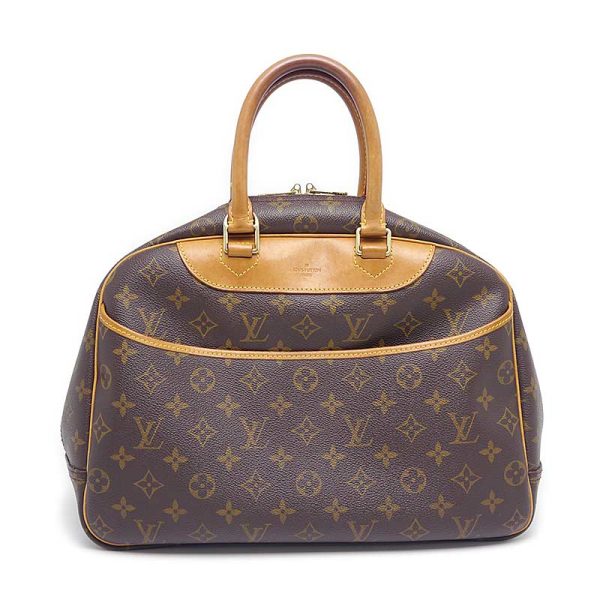 6h0436 1 Louis Vuitton LV Deauville M47270 Monogram Handbag