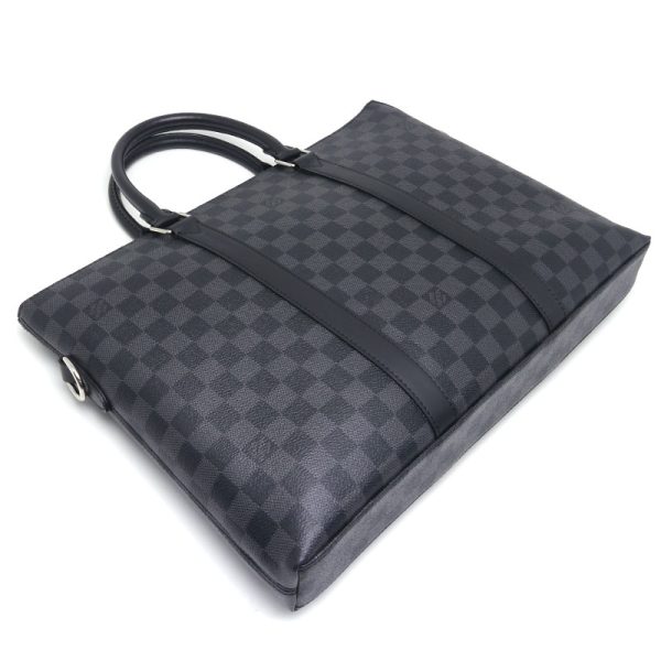 6h0439 2 Louis Vuitton LV Anton Damier Graphite Briefcase bag