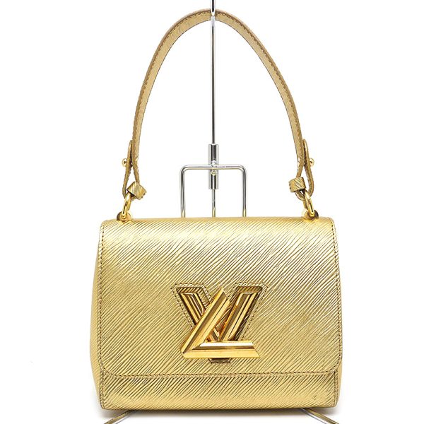 6h0512 1 Louis Vuitton LV Twist PM M53088 Epi Gold One Shoulder Bag