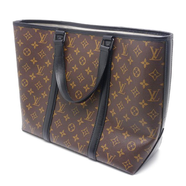 6h0515 2 Louis Vuitton LV Weekend Tote PM Macassar 2WAY