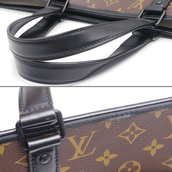 6h0515 6 Louis Vuitton LV Weekend Tote PM Macassar 2WAY