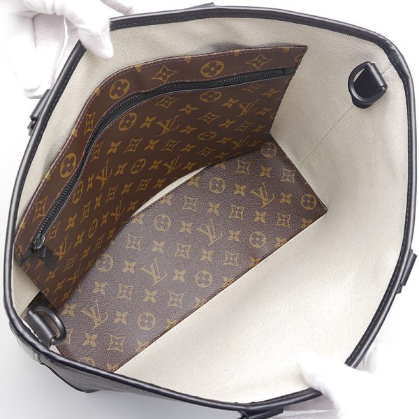 6h0515 7 Louis Vuitton LV Weekend Tote PM Macassar 2WAY