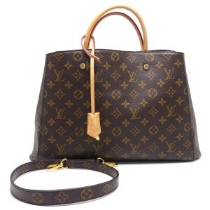 6h0528 1 Louis Vuitton On the Go PM Bicolor Empreinte 2WAY Bag