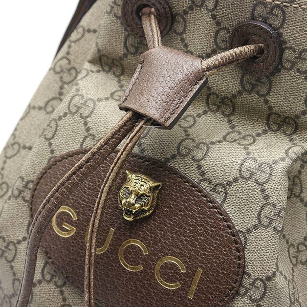 6h0625 5 GUCCI 2WAY Backpack GG Supreme Canvas