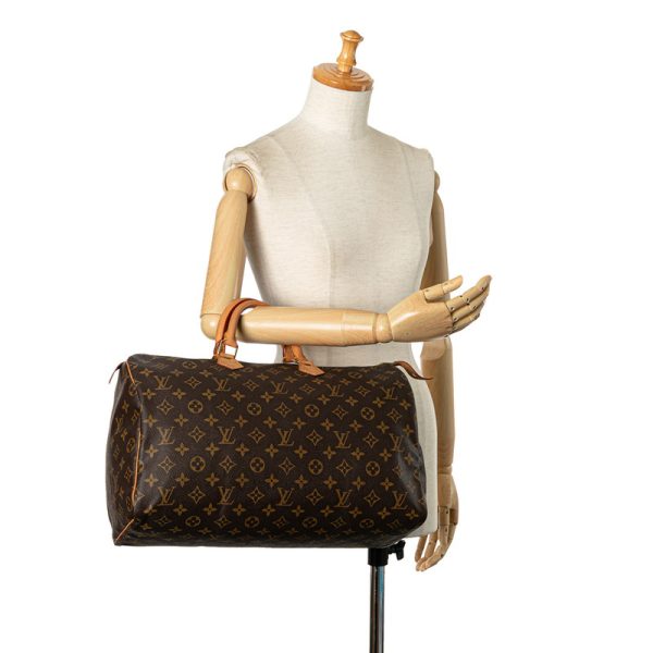 6ommkgkv3t3oipea 11 Louis Vuitton Monogram Speedy 40 Boston Bag M41522 Brown