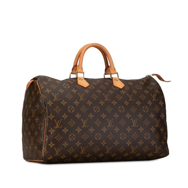 6ommkgkv3t3oipea 2 Louis Vuitton Monogram Speedy 40 Boston Bag M41522 Brown