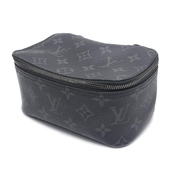 6sh0039 2 Louis Vuitton LV Languemont PM M44697 Monogram Eclipse pouch