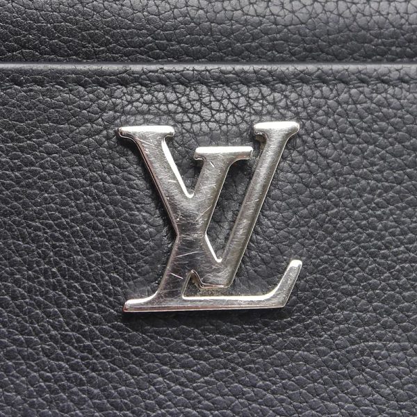 6sh0209 7 Louis Vuitton Zippy Lock Me M62622 Calf Black Noir Wallet