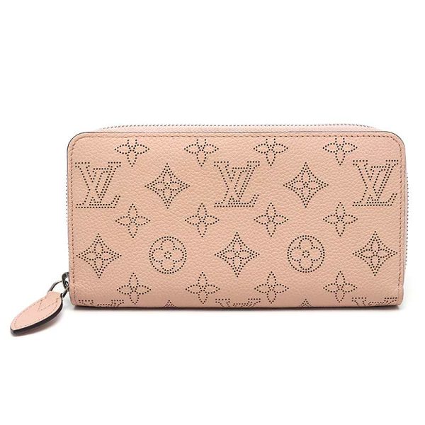 6sh0423 1 Louis Vuitton LV Zippy Wallet Mahina Magnolia Long Wallet