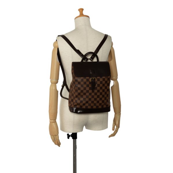 6wue1ttkx2r9vros 14 Louis Vuitton Damier Soho Rucksack Backpack Brown