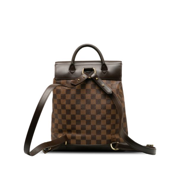 6wue1ttkx2r9vros 3 Louis Vuitton Damier Soho Rucksack Backpack Brown