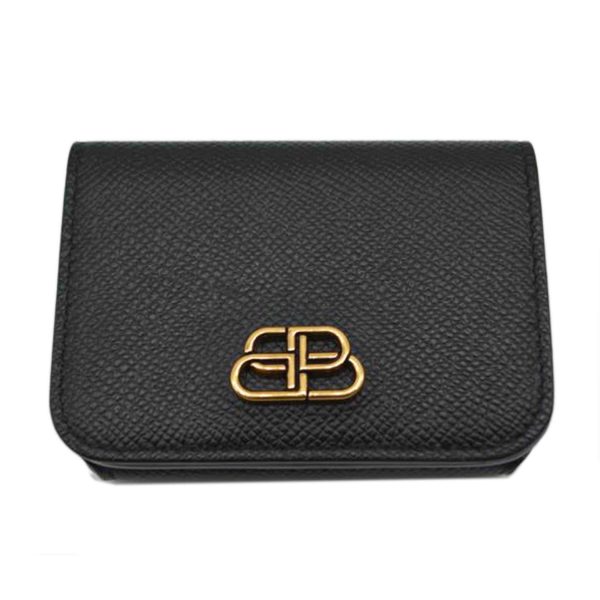 70014 1 Balenciaga Bb Mini Compact Bag Black