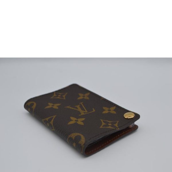 70038 3 Louis Vuitton Porte Carte Credit Pression Monogram Wallet