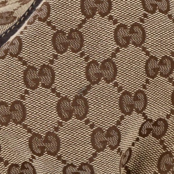 70099 6 GUCCI GG Canvas Handbag Womens Brown