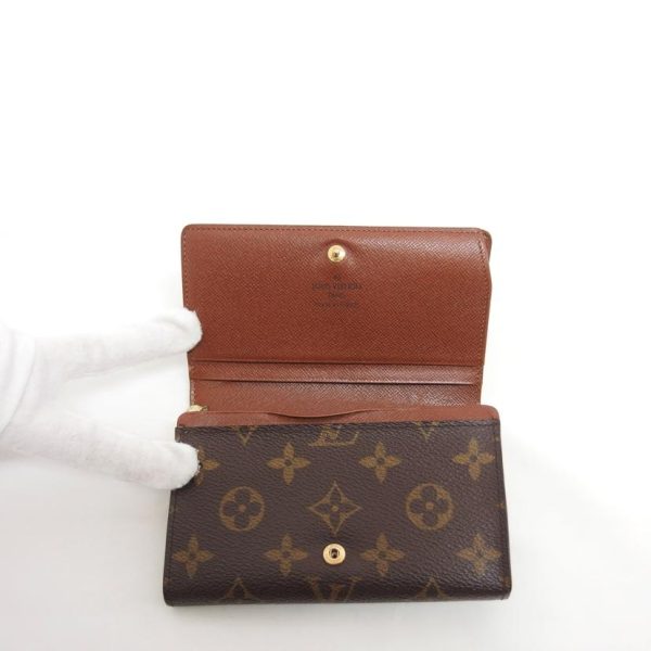 70164 4 Louis Vuitton Tresor Wallet Monogram Brown