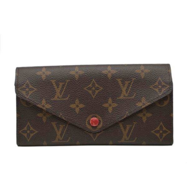 70199 1 Louis Vuitton Portefeuil Josephine Monogram Wallet Rouge Red